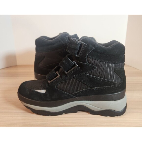 LL BEAN Prima loft Black Suede Winter Snow Hiking Boots Tek-2.5 Womens 7 - Picture 3 of 9